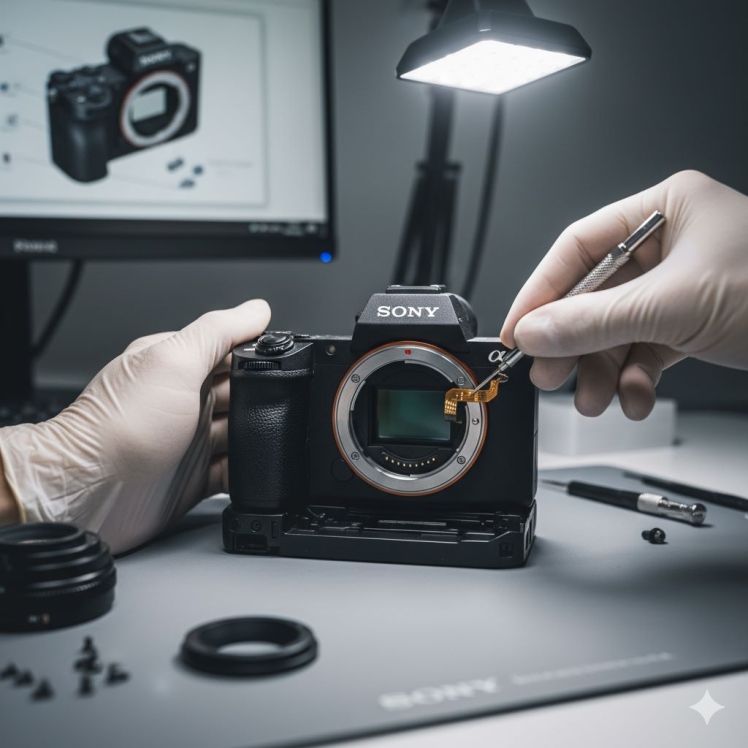 تعمیر پورت لنز سونی | راهنمای برای تعمیر لنز FE 16-35mm f/2.8 GM