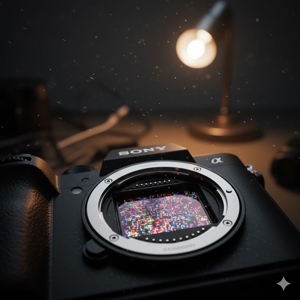 نویز حرارتی سنسور دوربین Sony