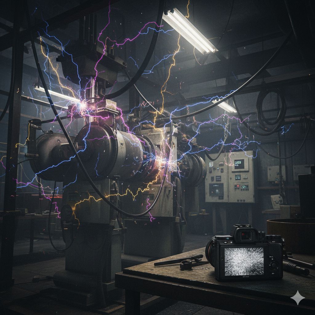 محافظت دوربین Sony در برابر پارازیت الکترومغناطیسی