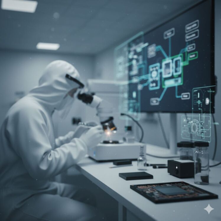 تعمیر سنسور دوربین Sony a7R V روش‌های رفع مشکلات و کالیبراسیون حرفه‌ای