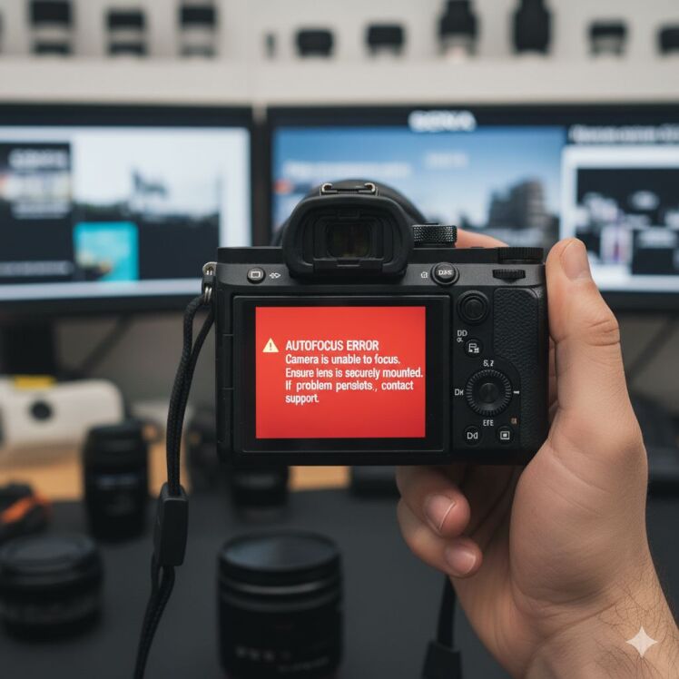 ارور فوکوس خودکار سونی و روش‌های تخصصی برای تعمیر آن