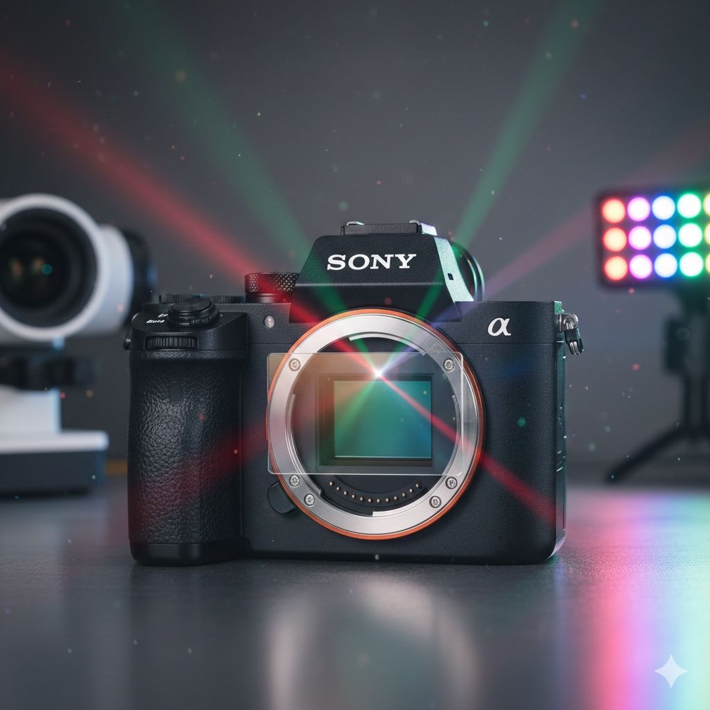 محافظت سنسور دوربین Sony در نور RGB