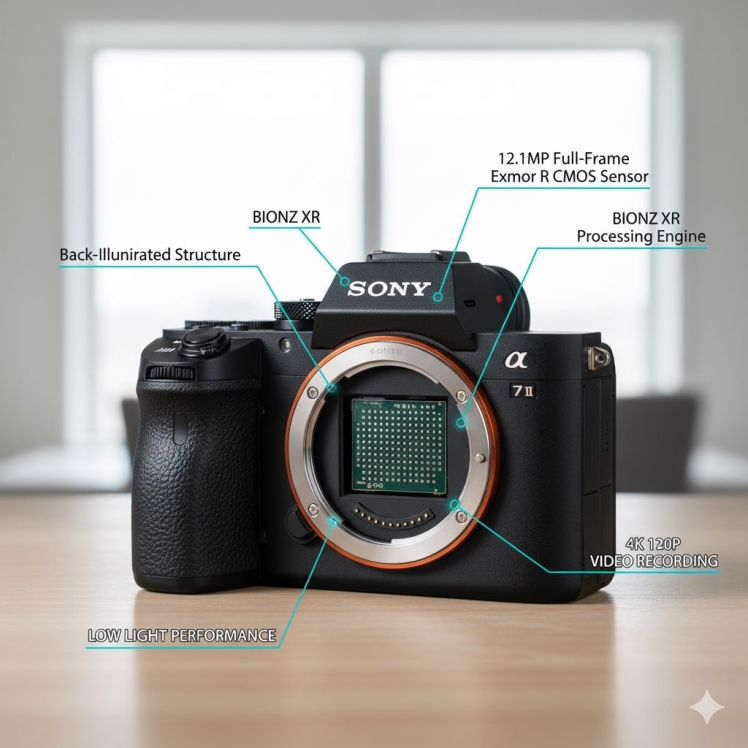 سنسور دوربین Sony A7S III راهنمای تخصصی تعمیر سنسور و پردازش تصویر