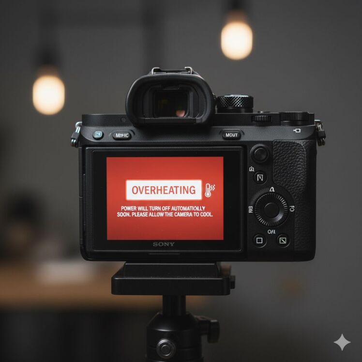 ارور Overheating | در دوربین سونی و روش‌های رفع گرم شدن بیش از حد