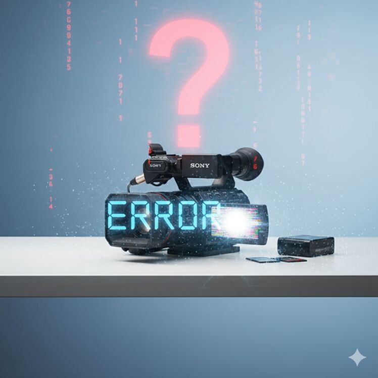 مشکل فریز شدن دوربین Sony NX100 رفع مشکل Screen Freeze و عیب‌یابی کامل