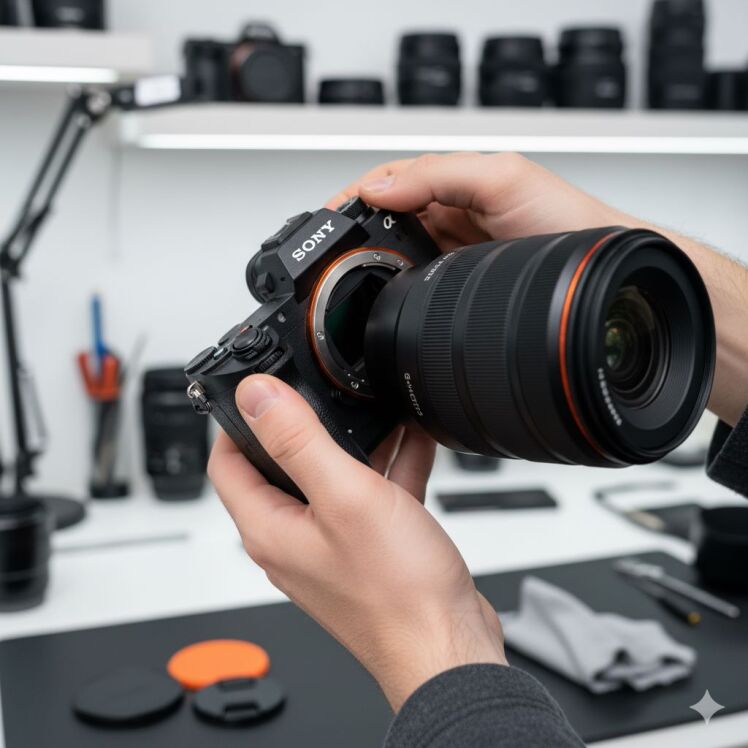 اتصال لنز سونی | تعمیر مشکلات اتصال لنز به دوربین‌های Sony Alpha