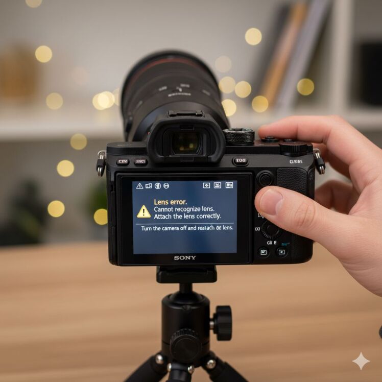 تعمیر خطای لنز سونی |خطای Lens Error در لنزهای واید Sony 24mm f/1.4 GM