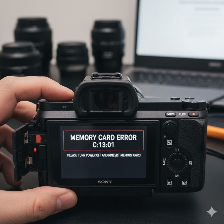 خطای کارت حافظه سونی | روش‌های تعمیر Sony Alpha و Cyber-shot